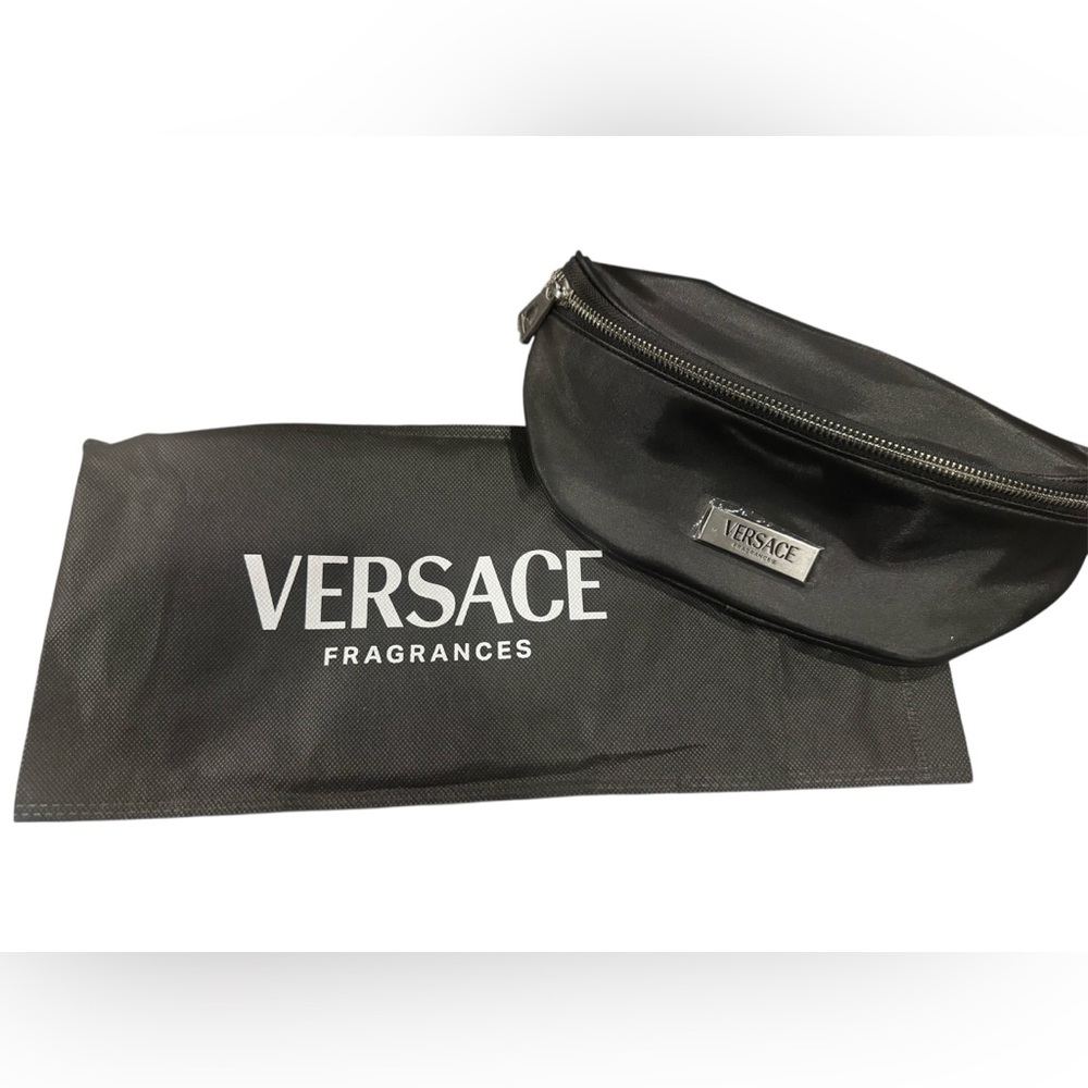 Versace Black Belt Bag